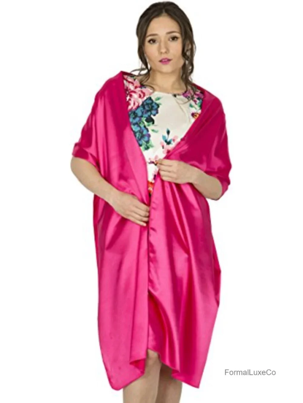 Satin Shawl Wrap Scarf Wedding Bridesmaid Formal Event Cover Up